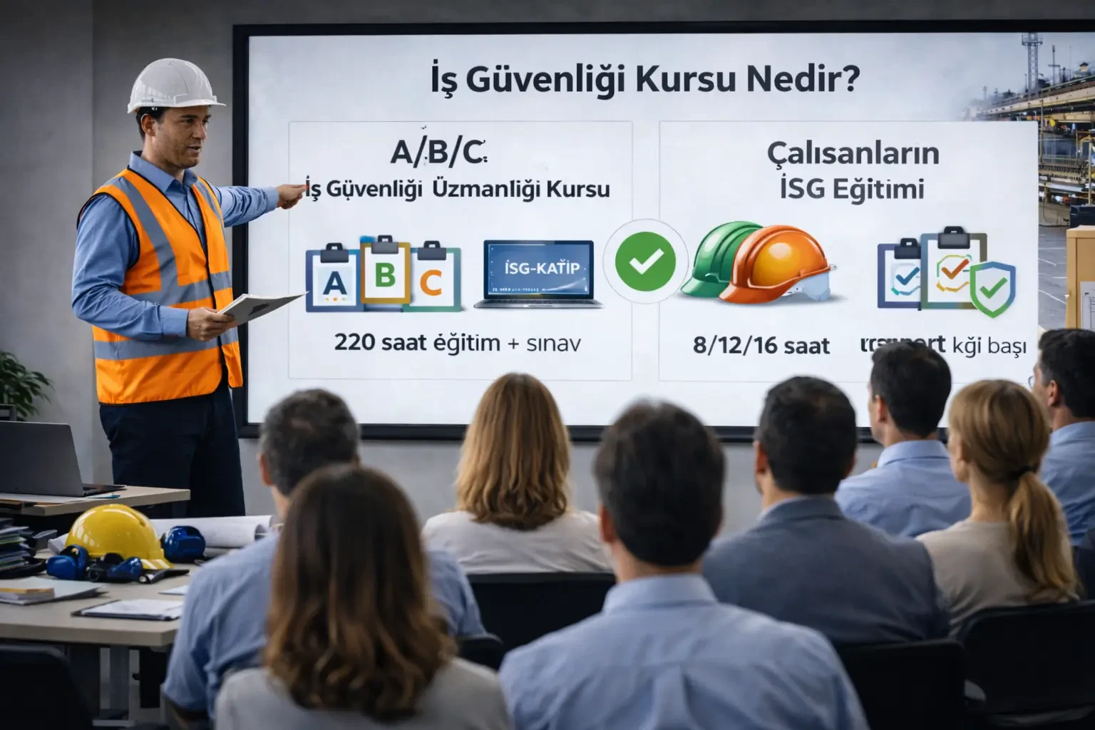 İş Güvenliği Kursu Nedir? (A/B/C Uzmanlık + Çalışan İSG Eğitimi) 2026 Rehberi
